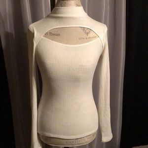 Dynamite Keyhole Long Sleeve Top